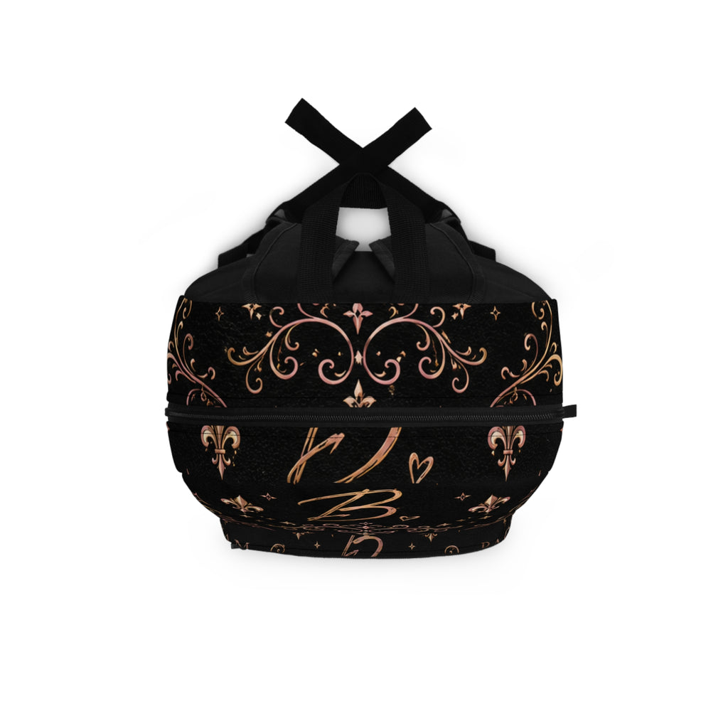 Baccam Signature Black & Gold Backpack