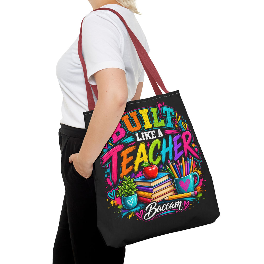 Built like a teacher Tote Bag (AOP)