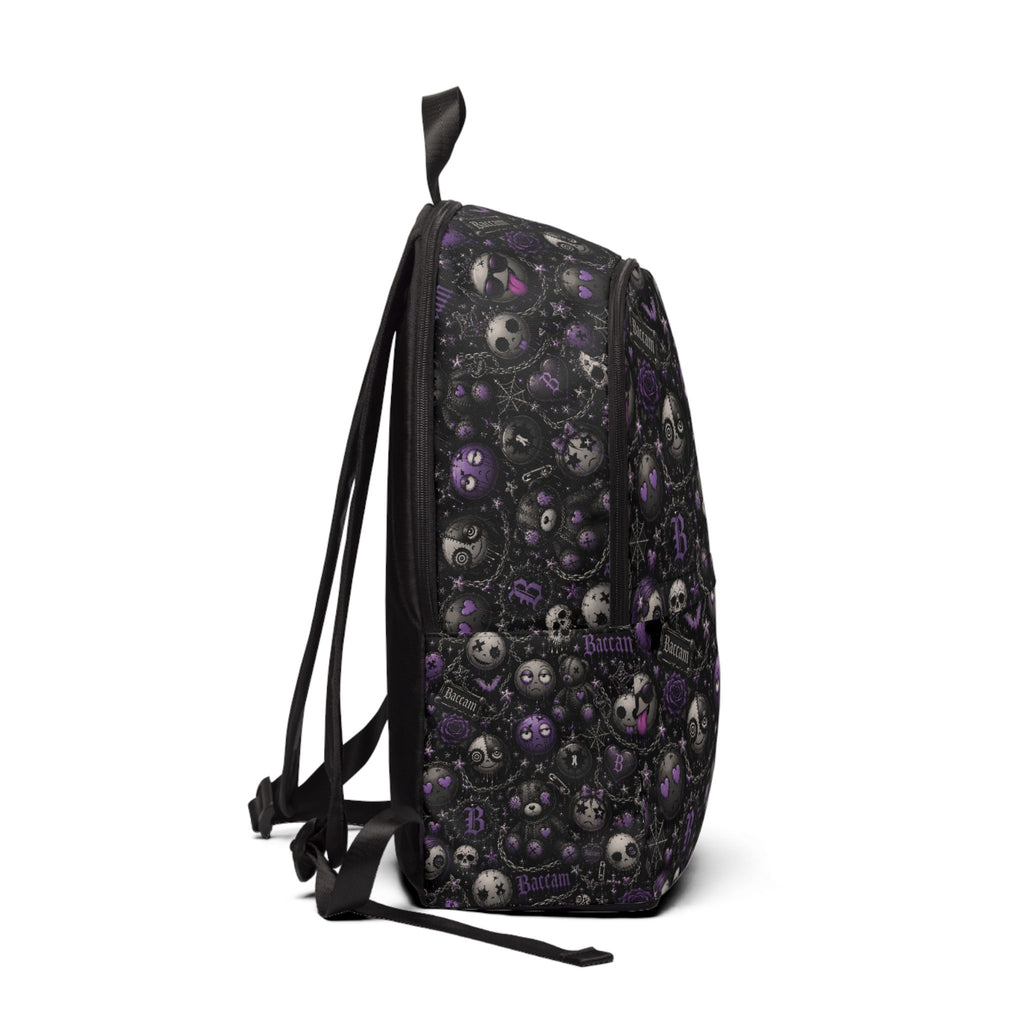 Gothic emoji Fabric Backpack