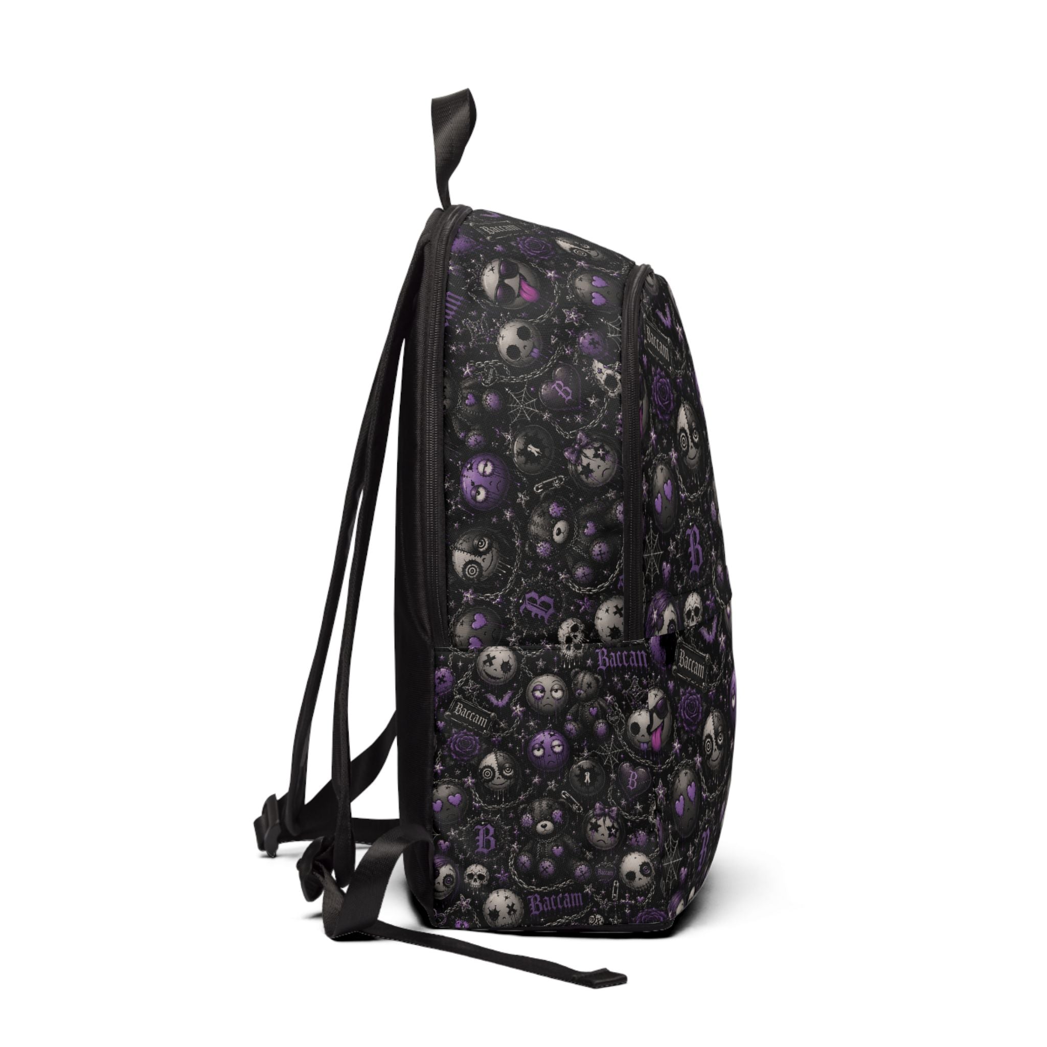 Gothic emoji Fabric Backpack