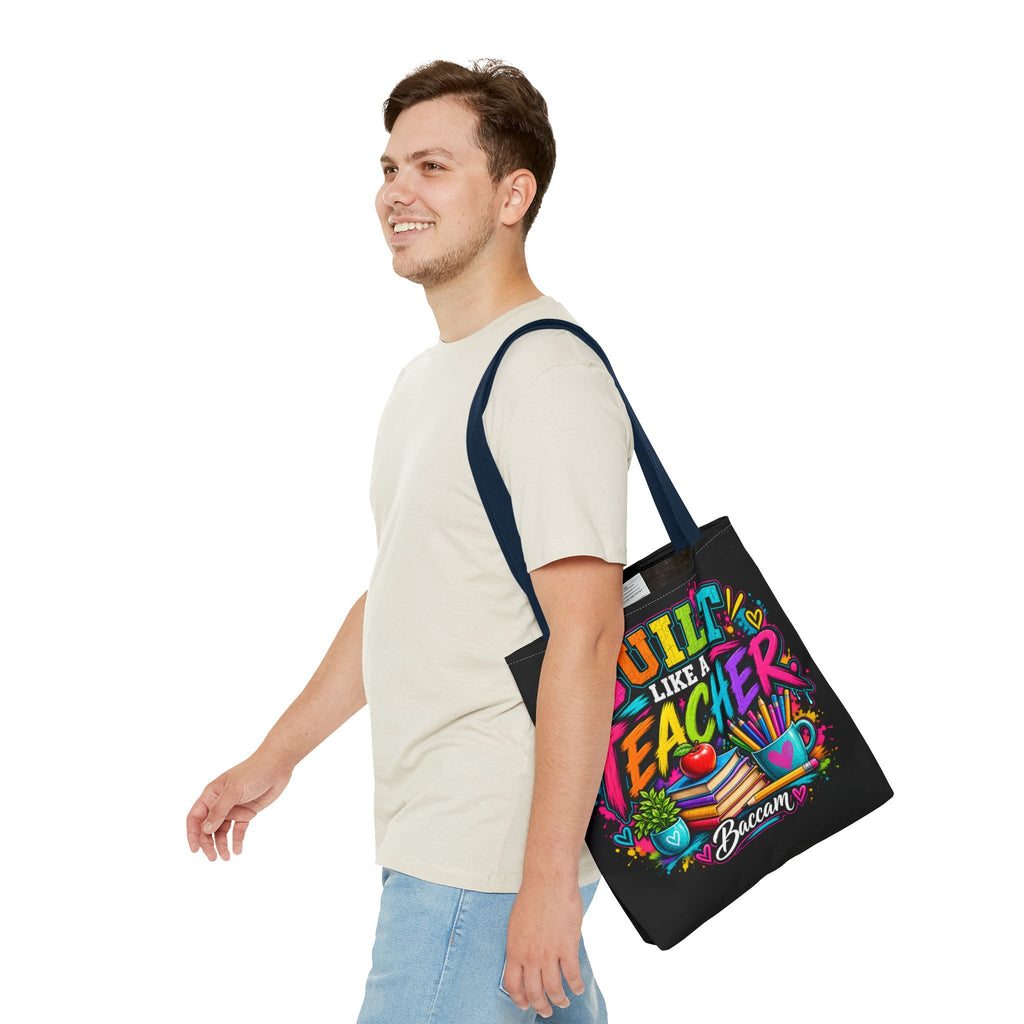 Built like a teacher Tote Bag (AOP)