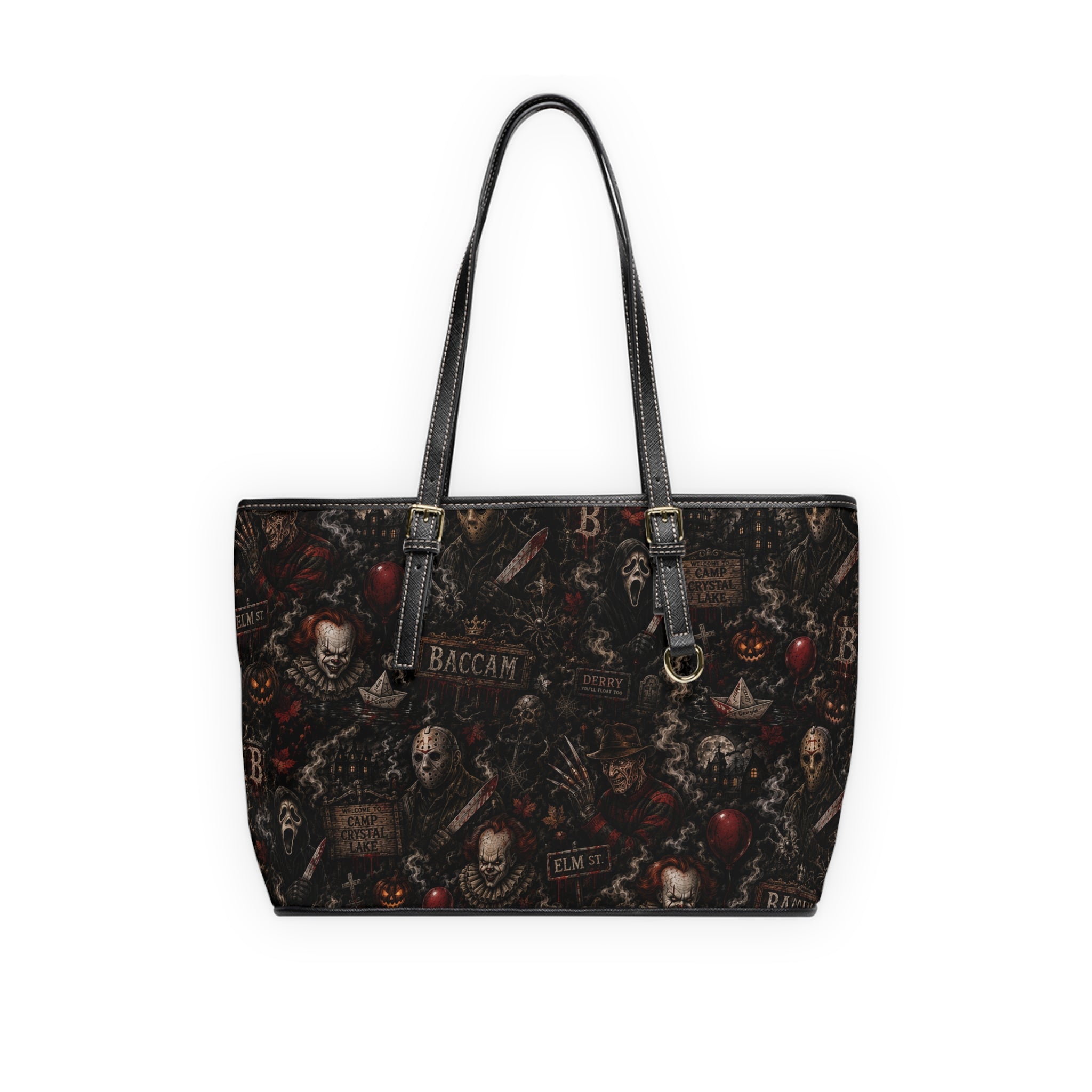 Baccam Horror Icons Leather Shoulder Bag