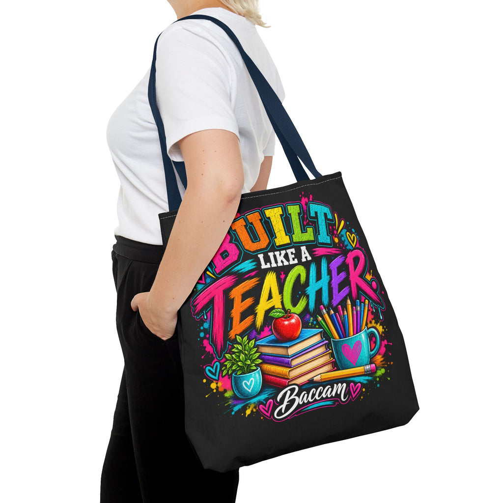 Built like a teacher Tote Bag (AOP)
