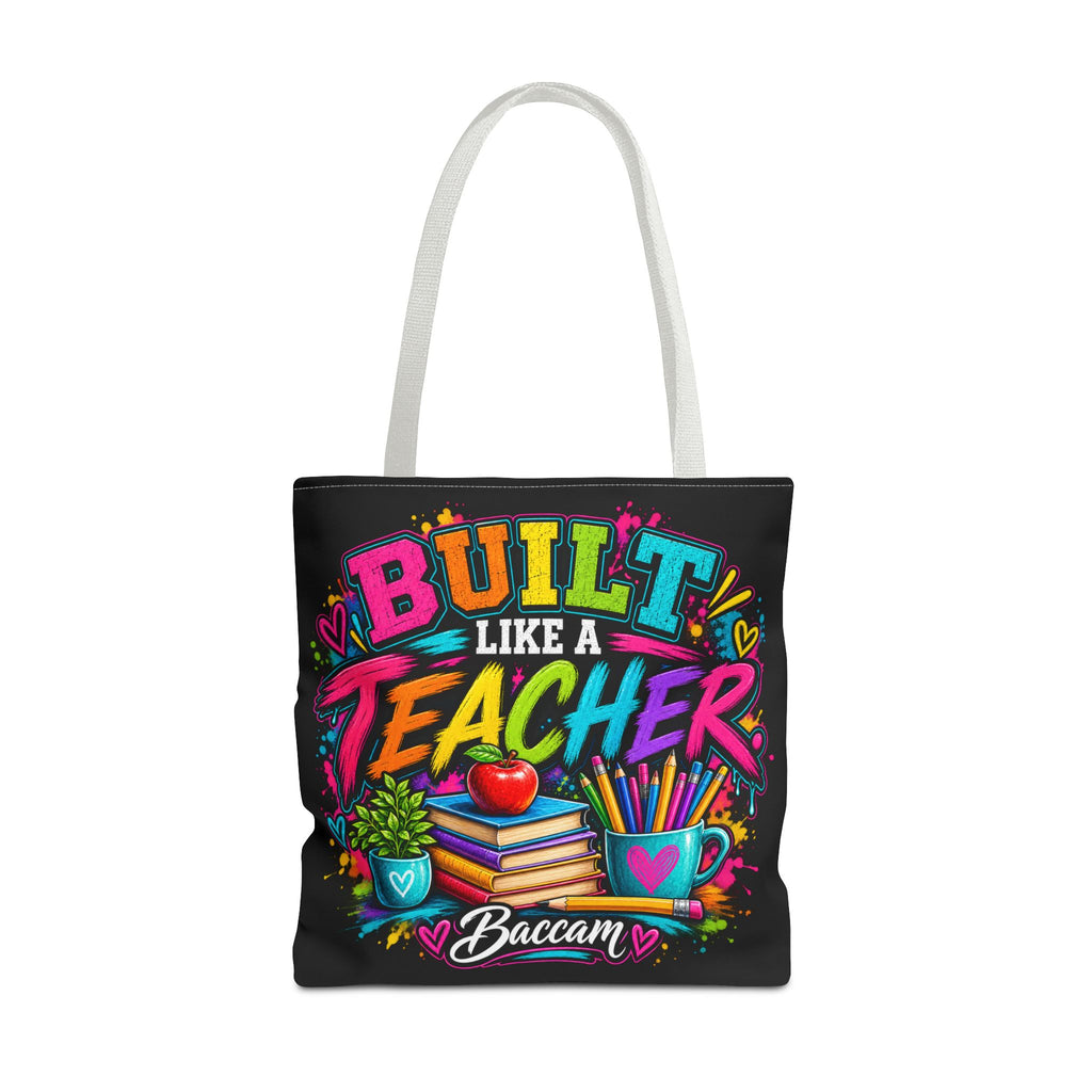 Built like a teacher Tote Bag (AOP)