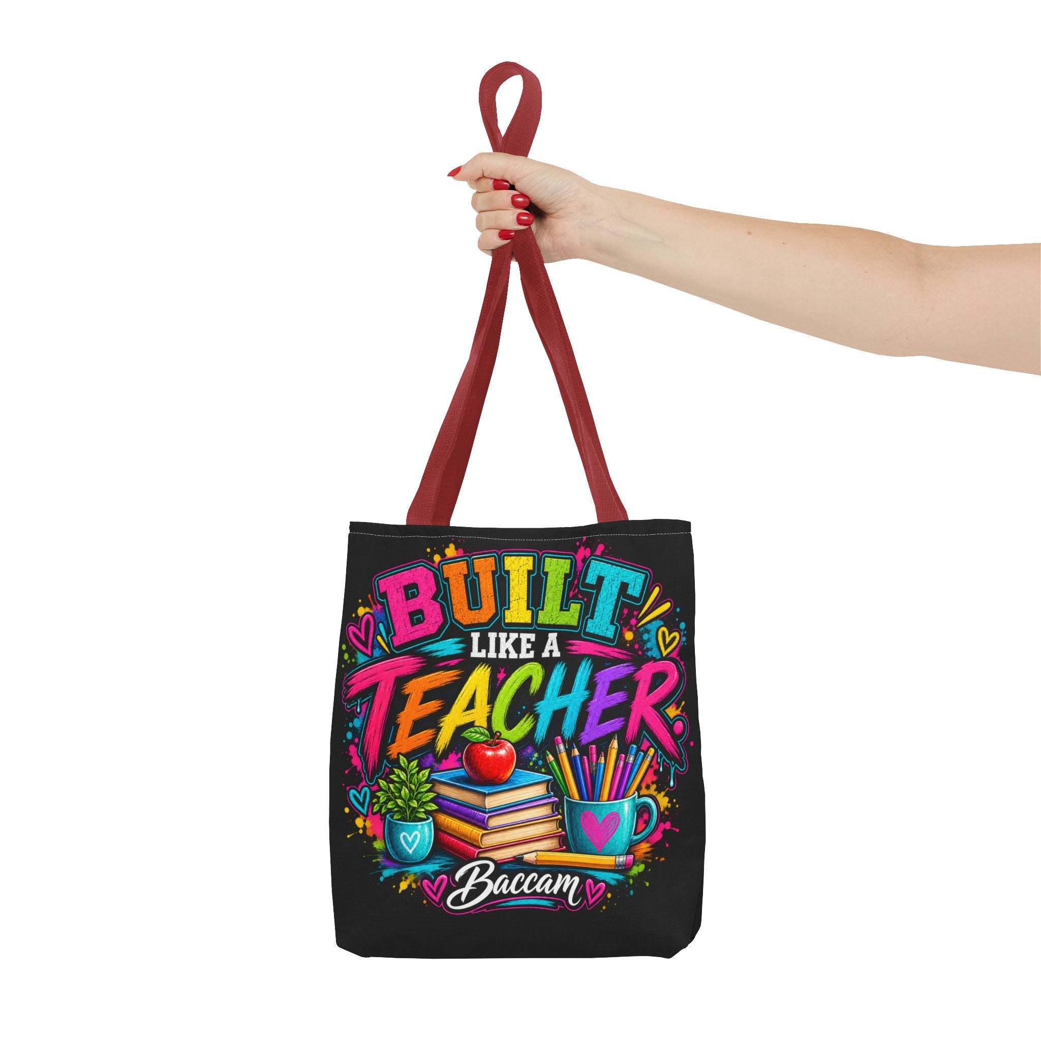 Built like a teacher Tote Bag (AOP)