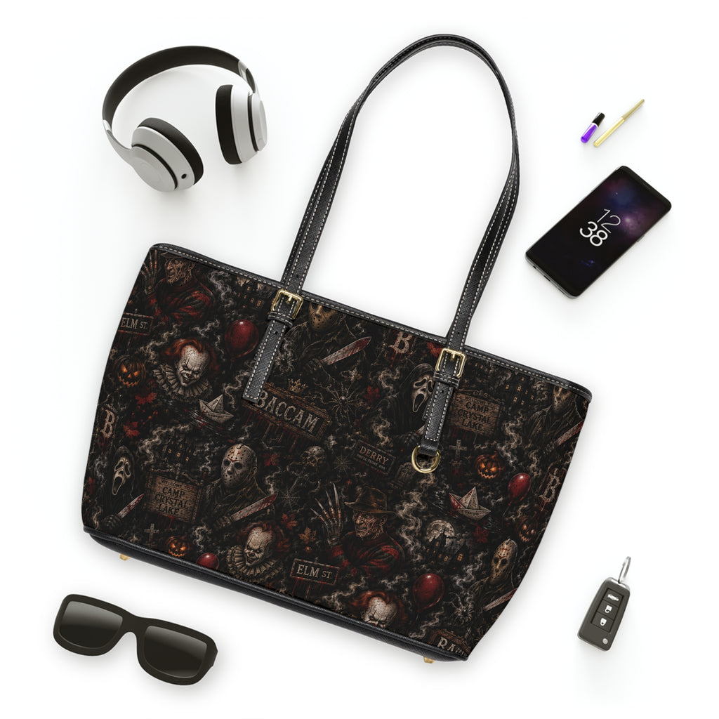 Baccam Horror Icons Leather Shoulder Bag