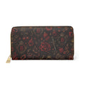Baccam Red Zipper Wallet