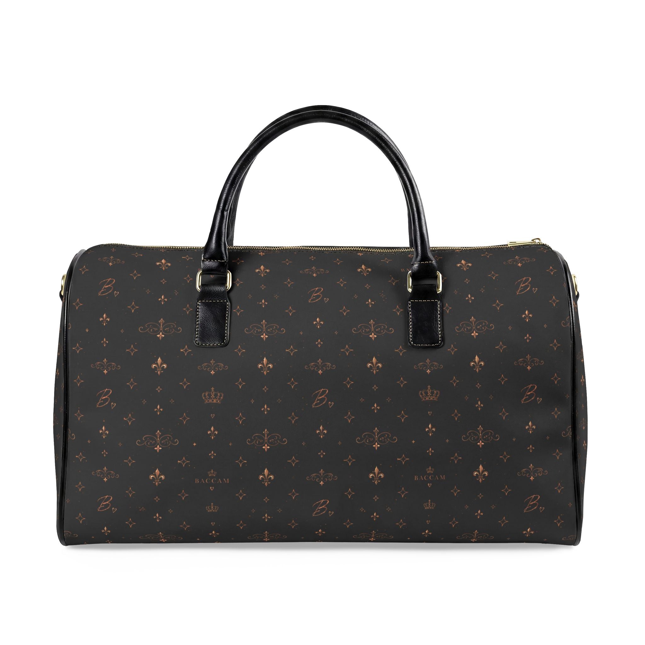 Baccam Signature Faux Leather Travel Bag