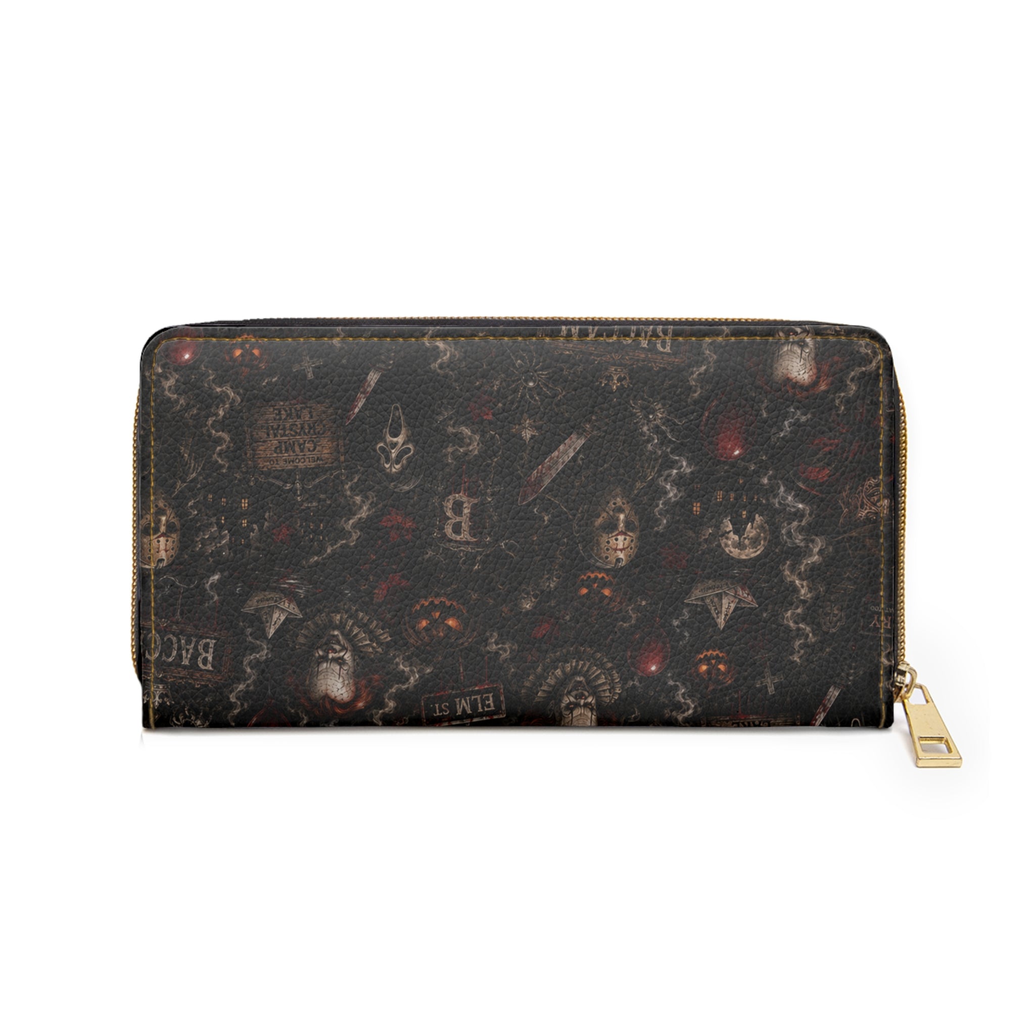Baccam Horror Icons Zipper Wallet
