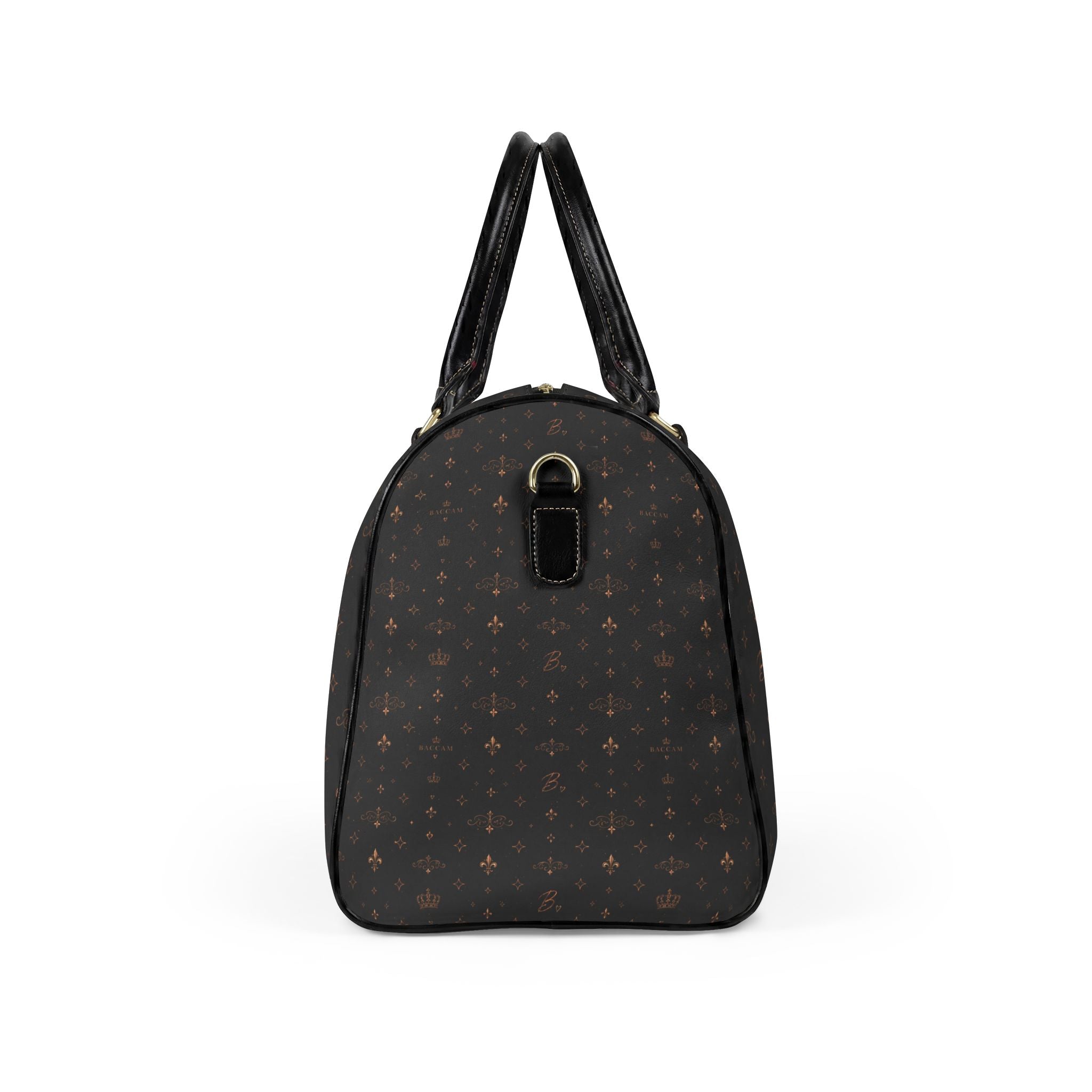 Baccam Signature Faux Leather Travel Bag