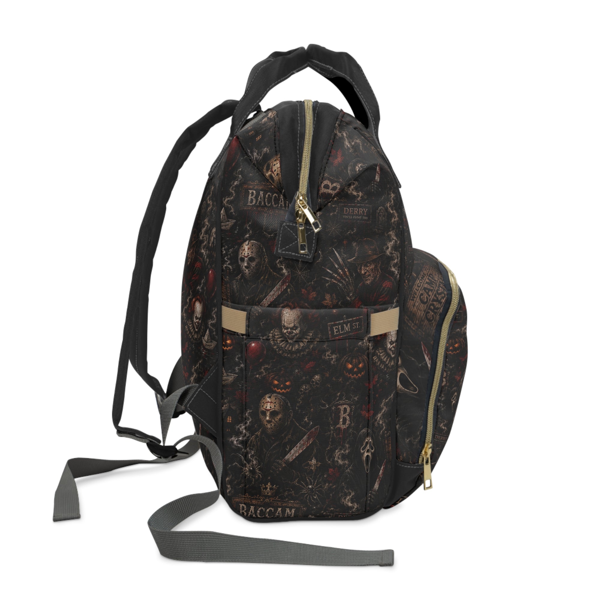 Baccam Horror Icons Diaper Backpack