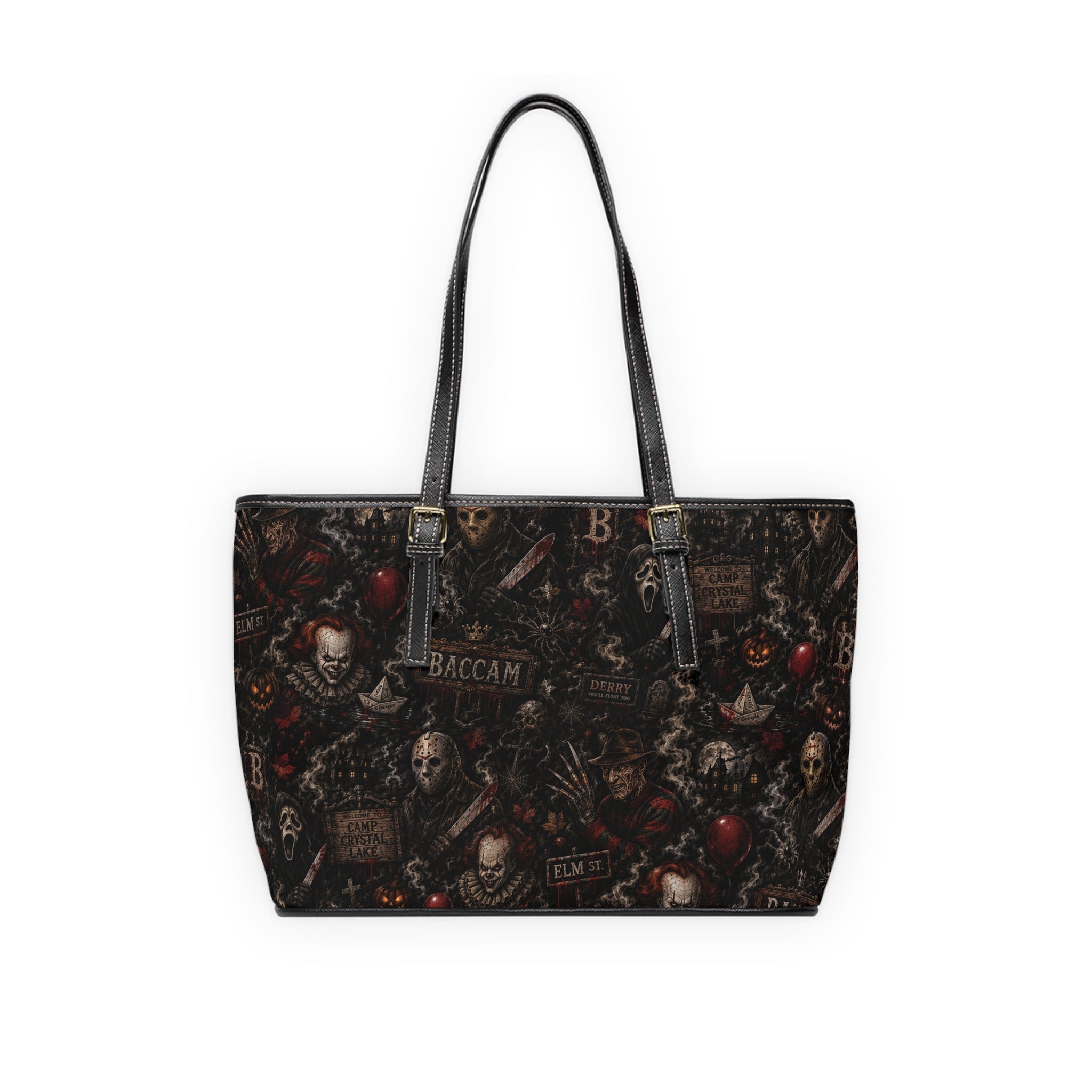 Baccam Horror Icons Leather Shoulder Bag