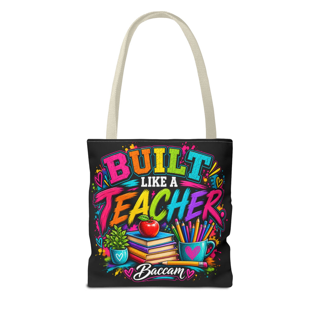 Built like a teacher Tote Bag (AOP)