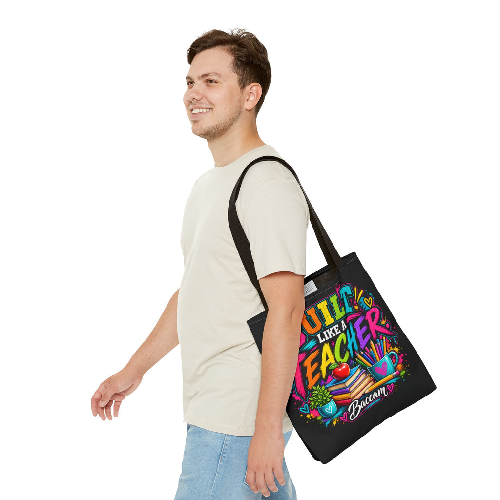 Built like a teacher Tote Bag (AOP)