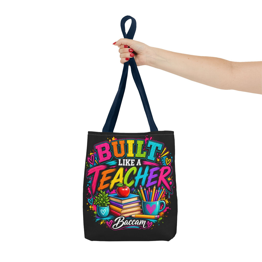 Built like a teacher Tote Bag (AOP)
