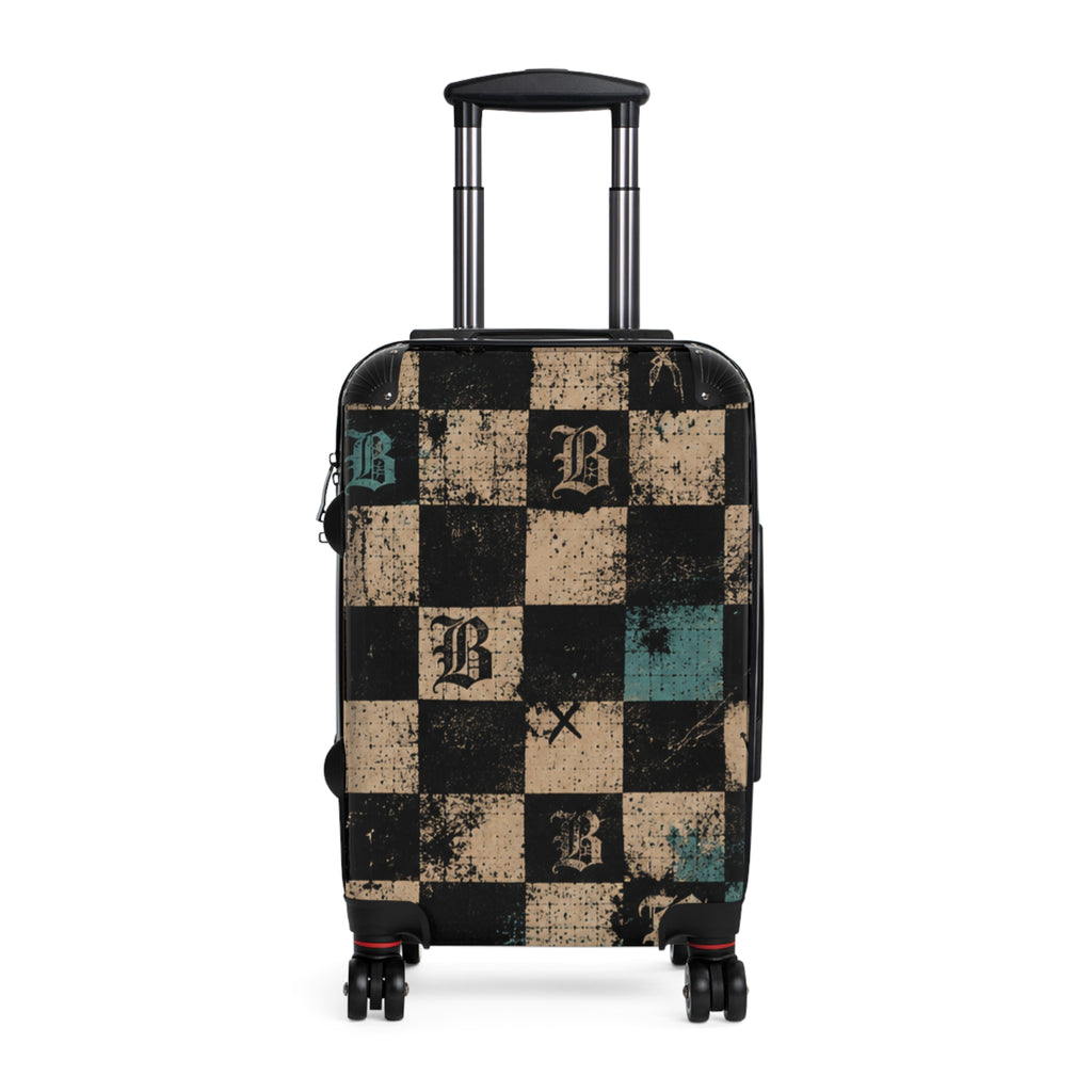 Baccam Checkered Suitcase
