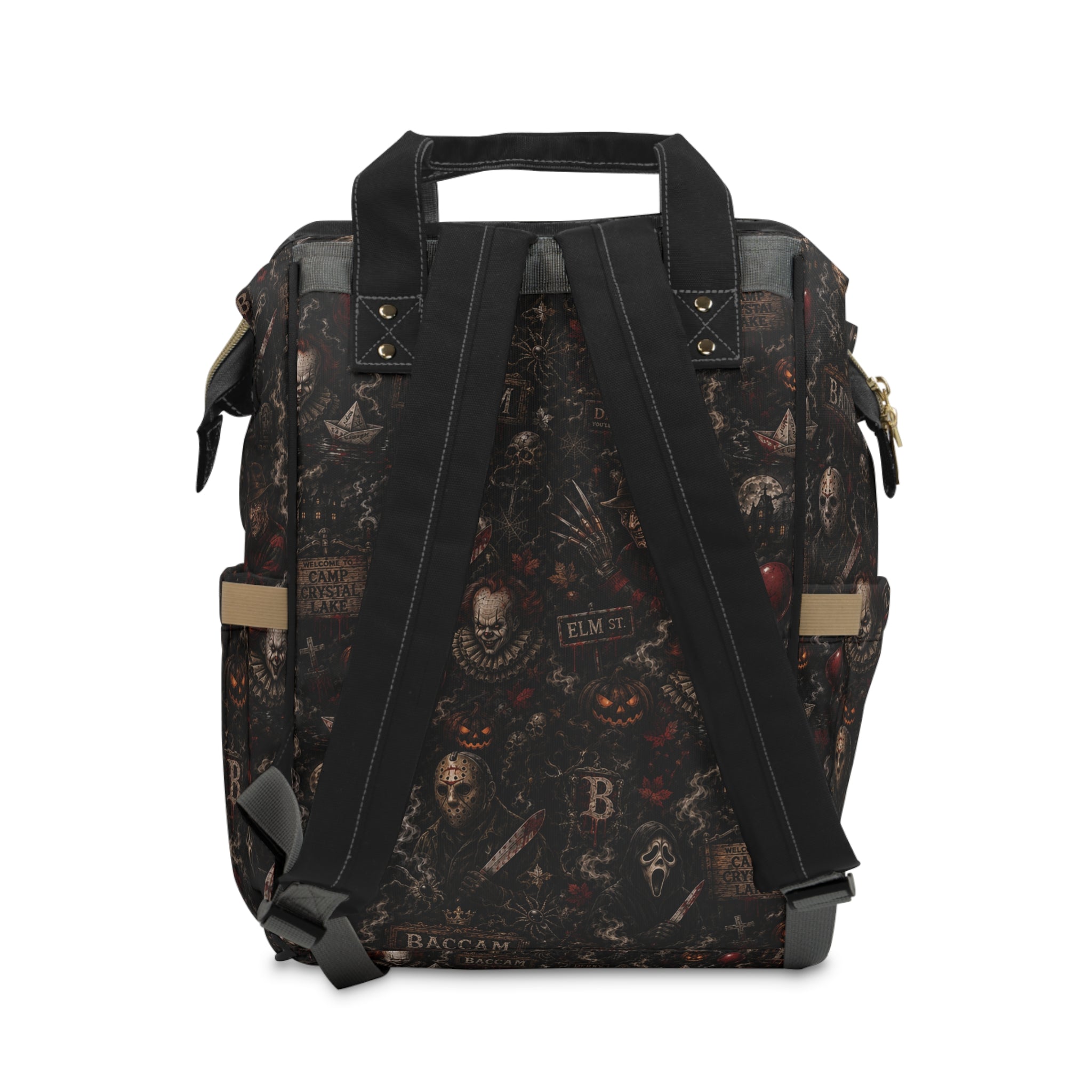 Baccam Horror Icons Diaper Backpack