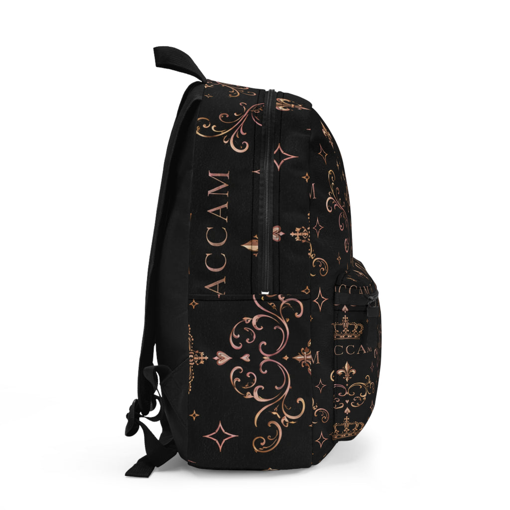 Baccam Signature Black & Gold Backpack
