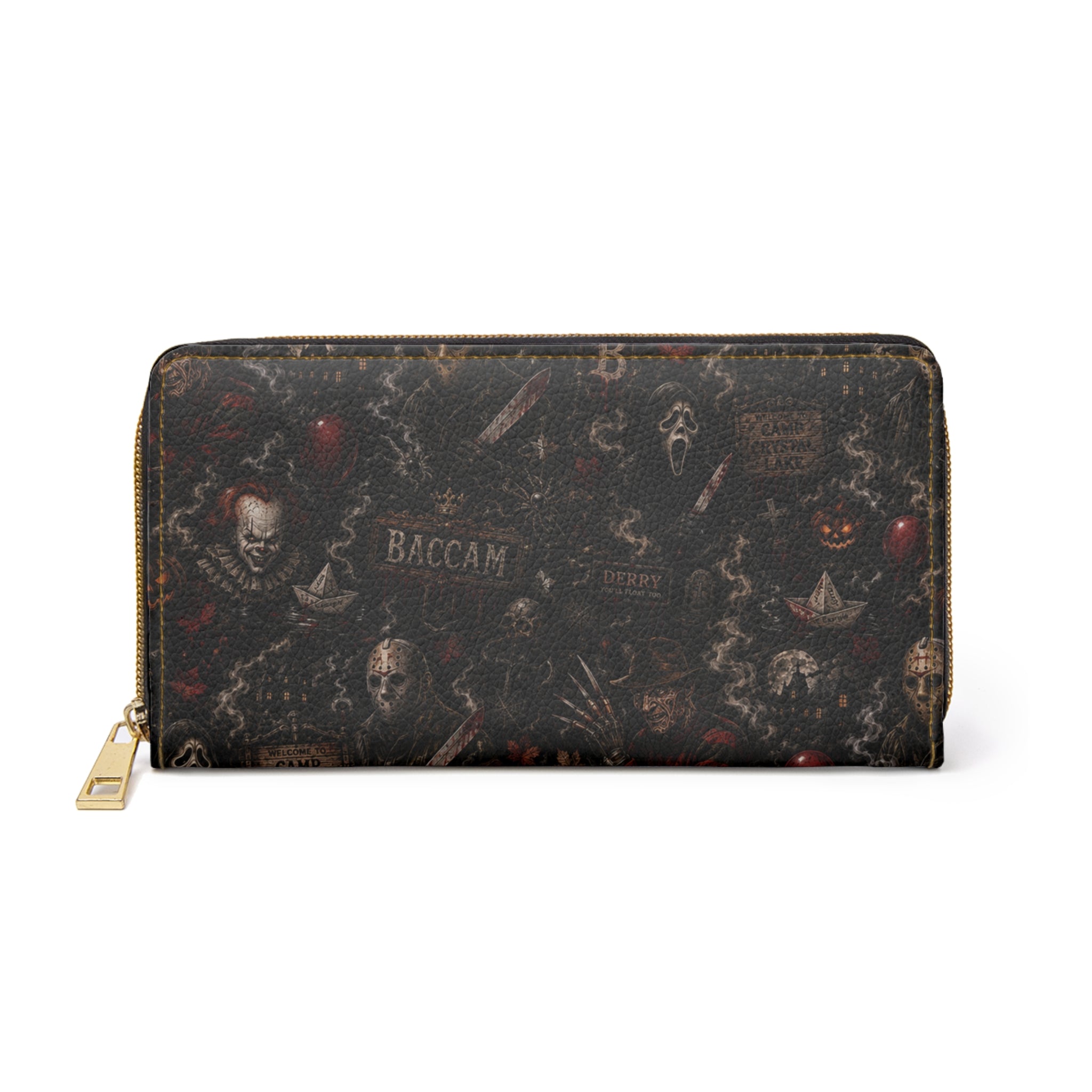Baccam Horror Icons Zipper Wallet