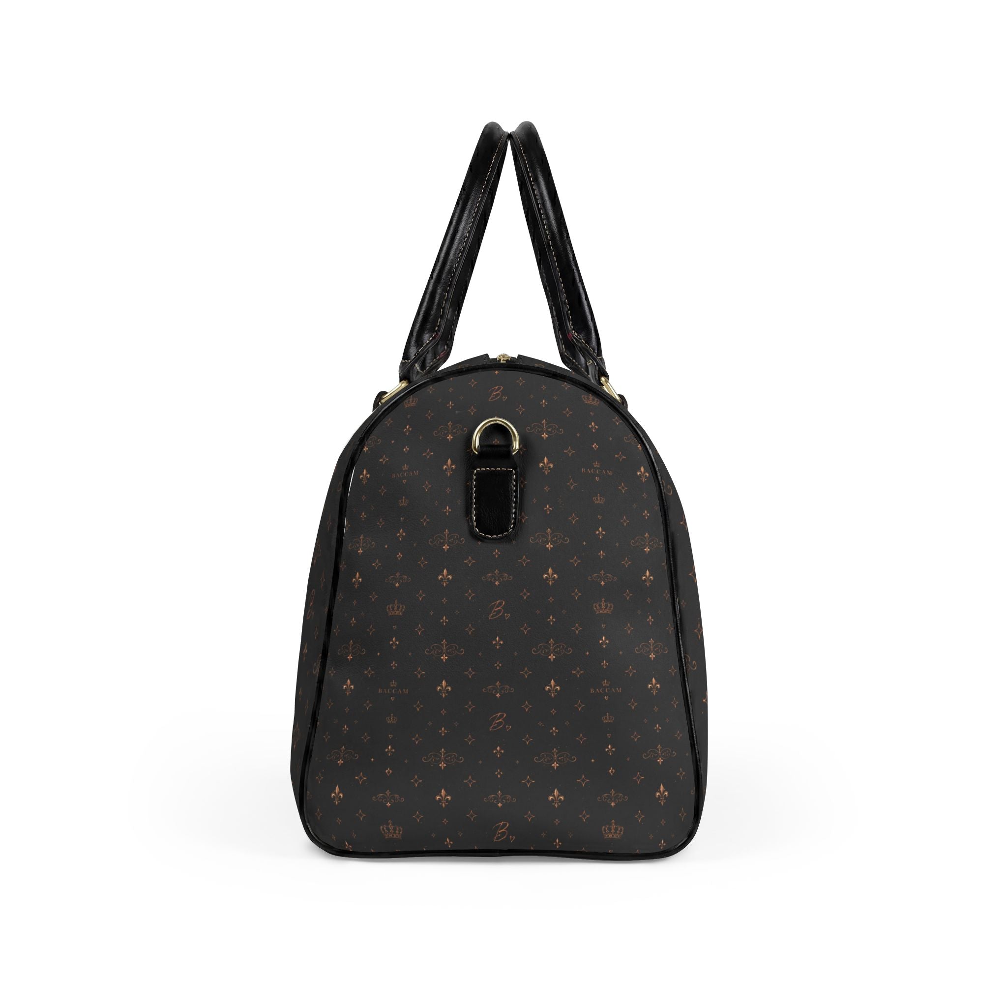 Baccam Signature Faux Leather Travel Bag