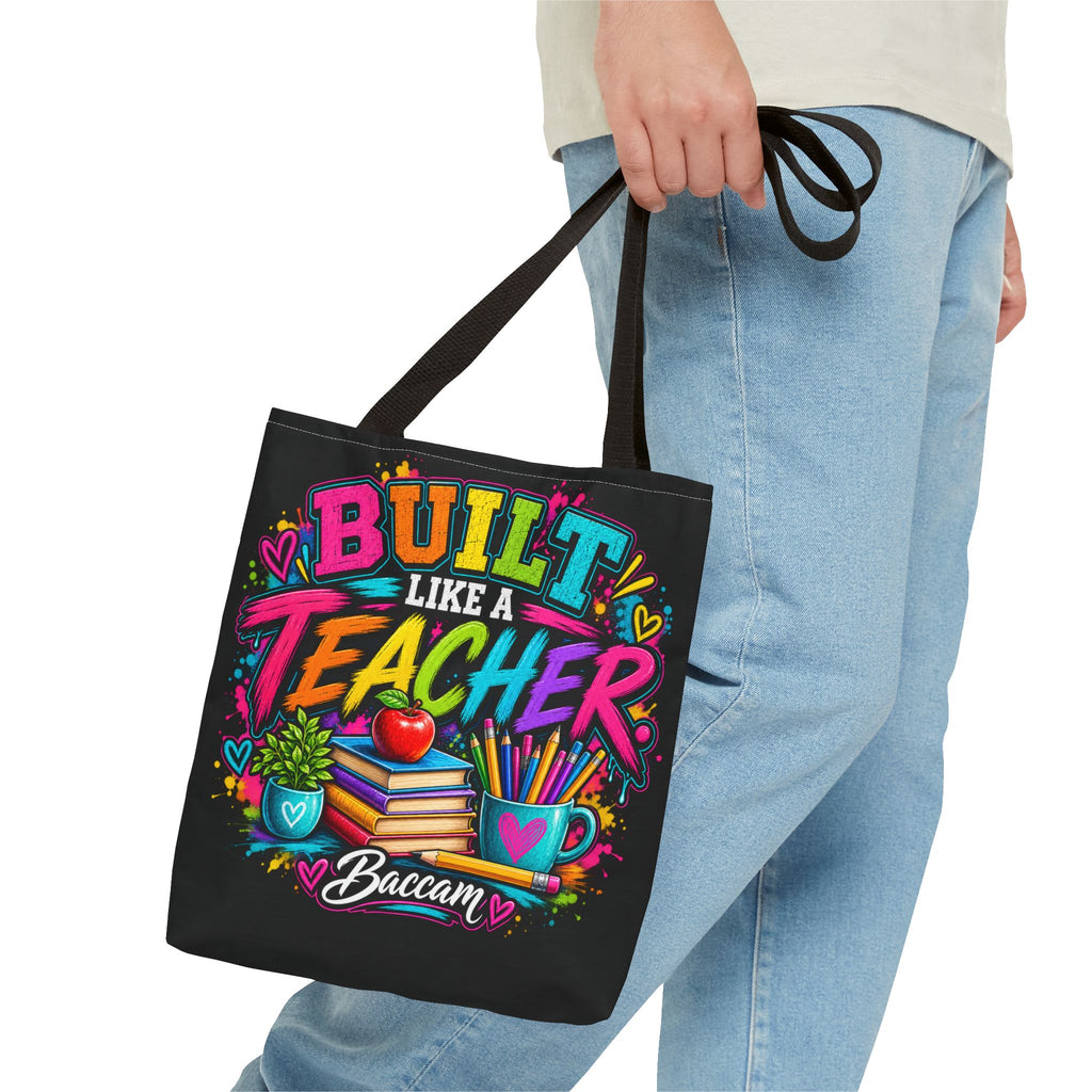 Built like a teacher Tote Bag (AOP)
