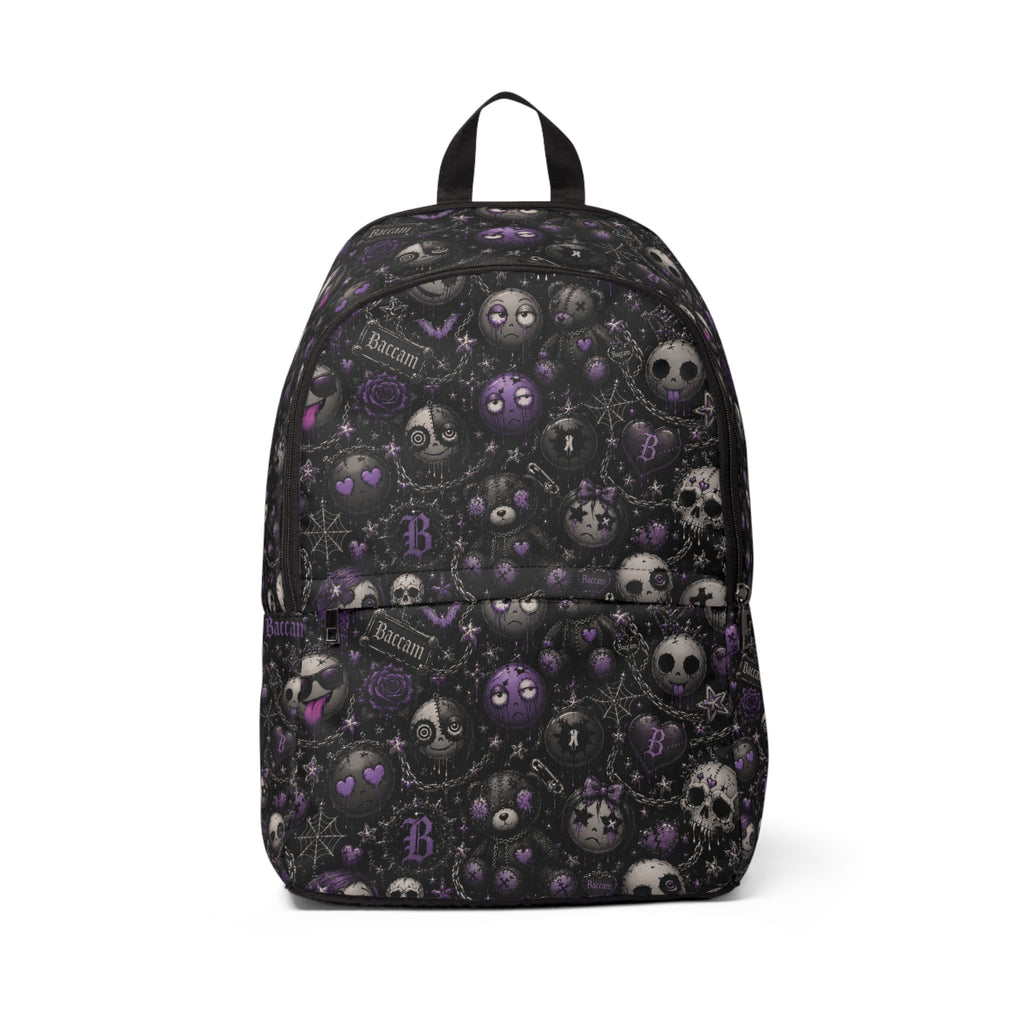 Gothic emoji Fabric Backpack