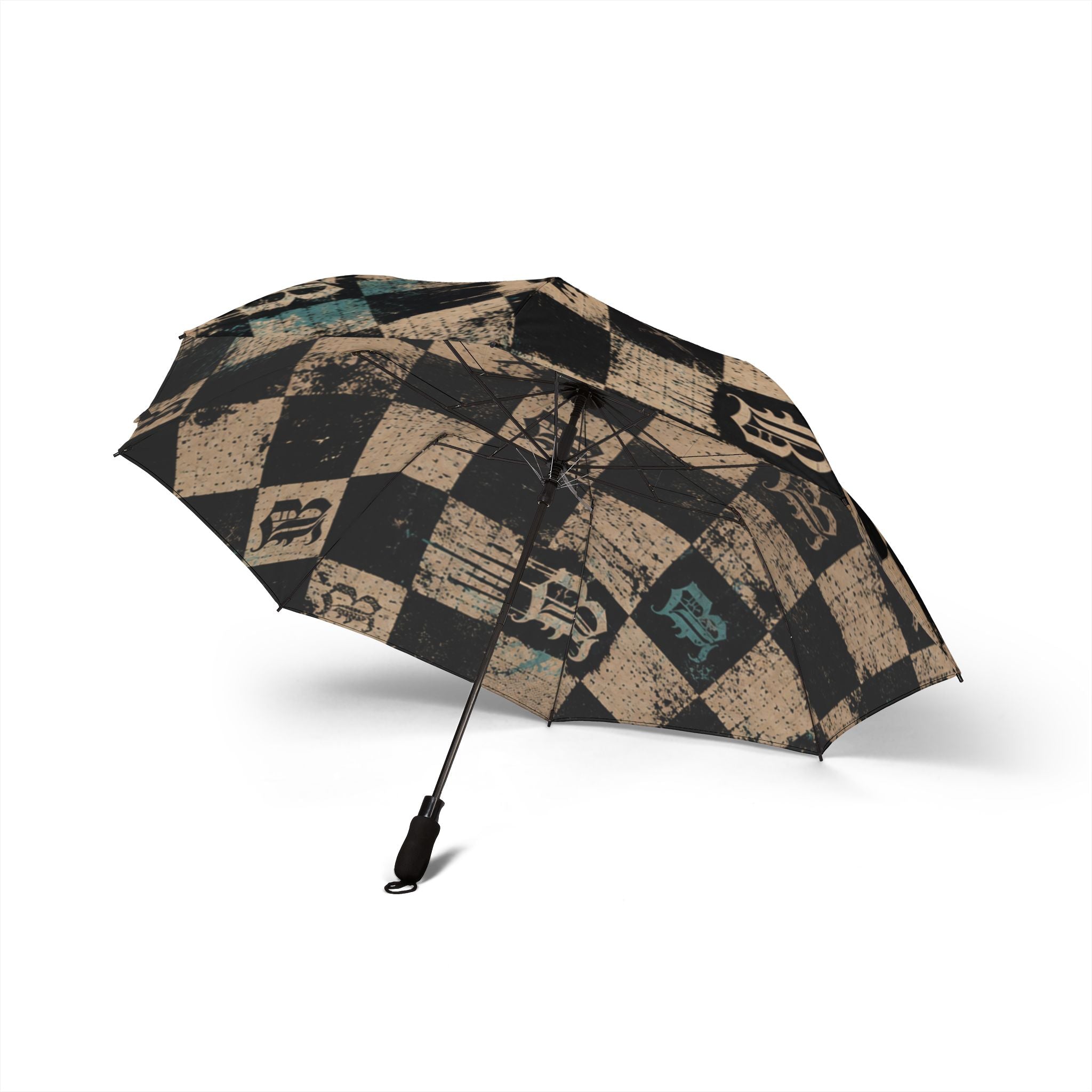 Baccam Checkered Foldable Umbrella