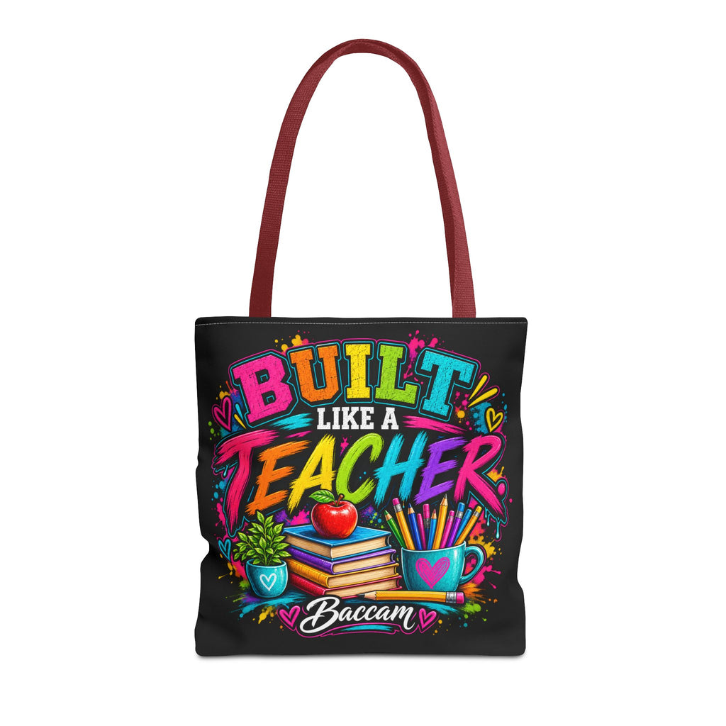 Built like a teacher Tote Bag (AOP)