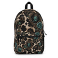 Baccam Turquoise Cow Print Backpack