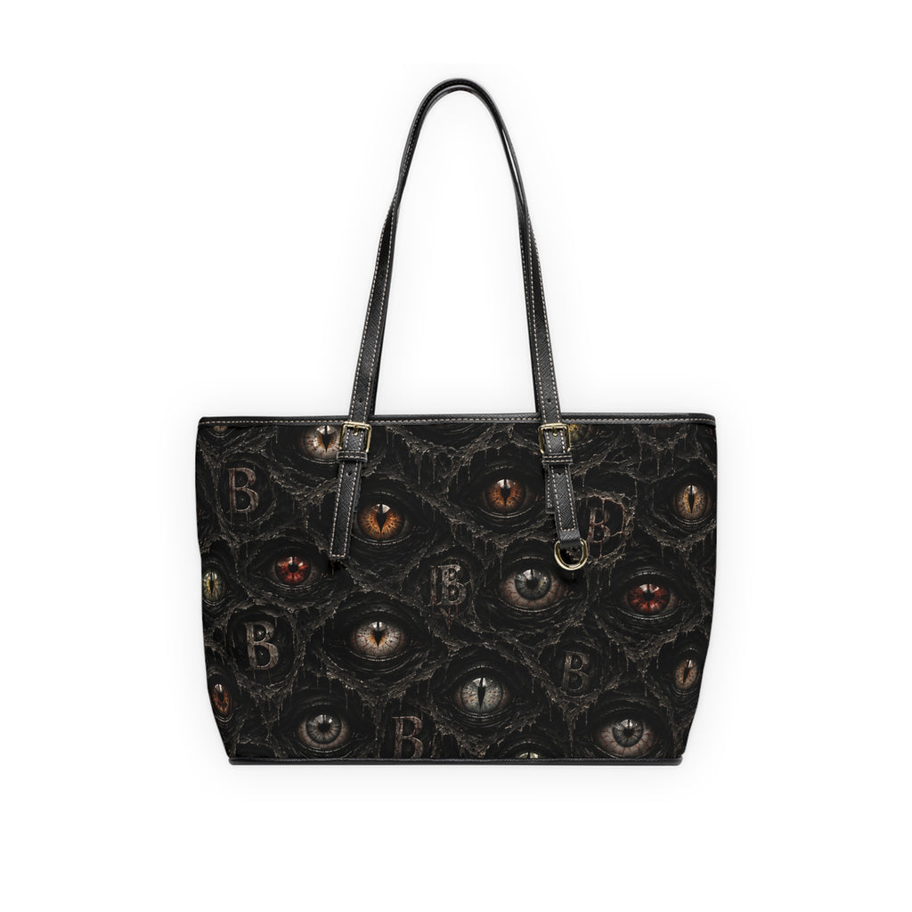 All eyes on you Leather Shoulder Bag