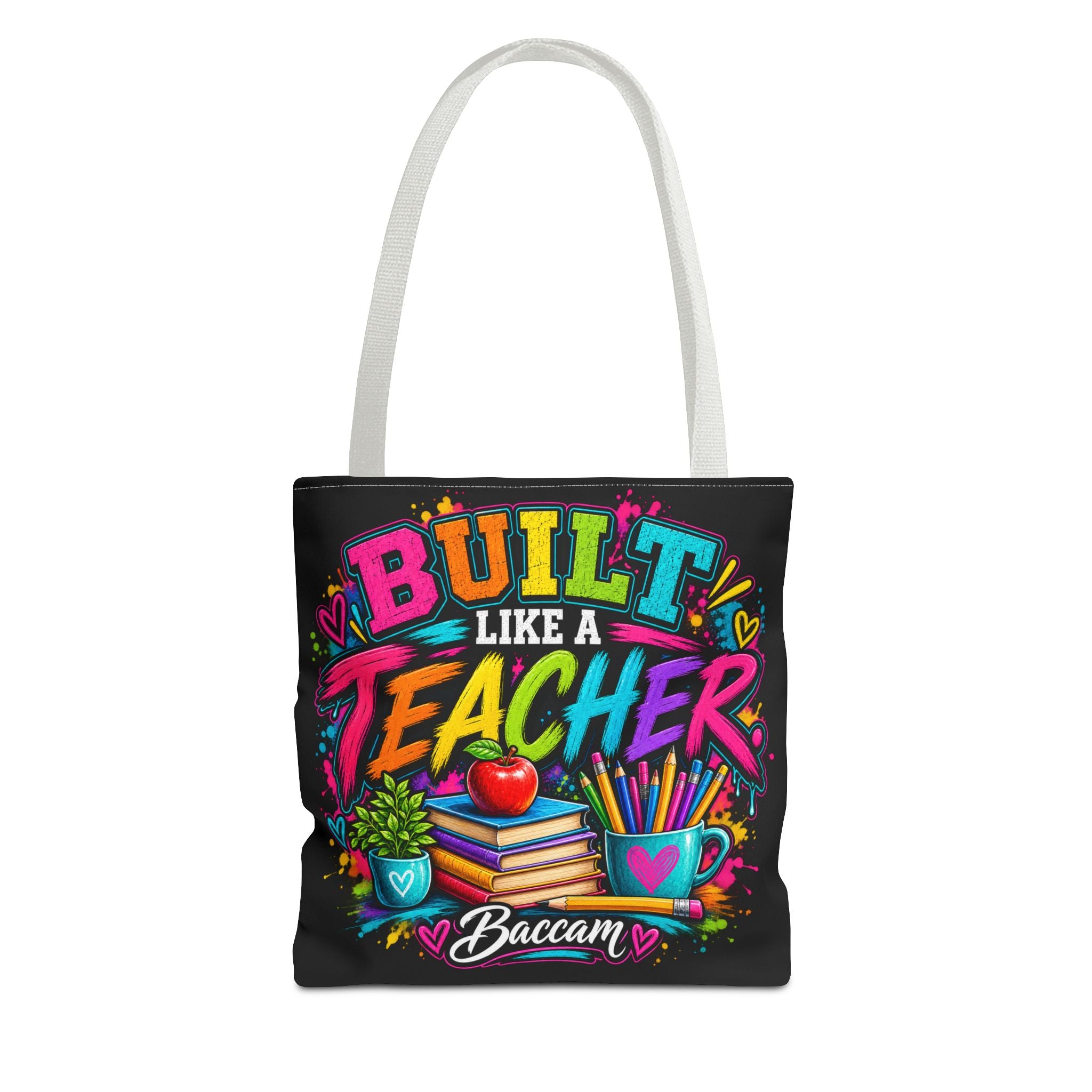 Built like a teacher Tote Bag (AOP)
