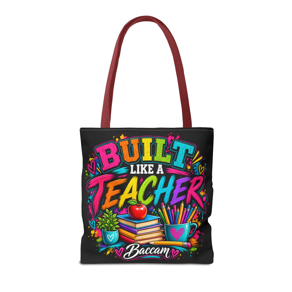 Built like a teacher Tote Bag (AOP)