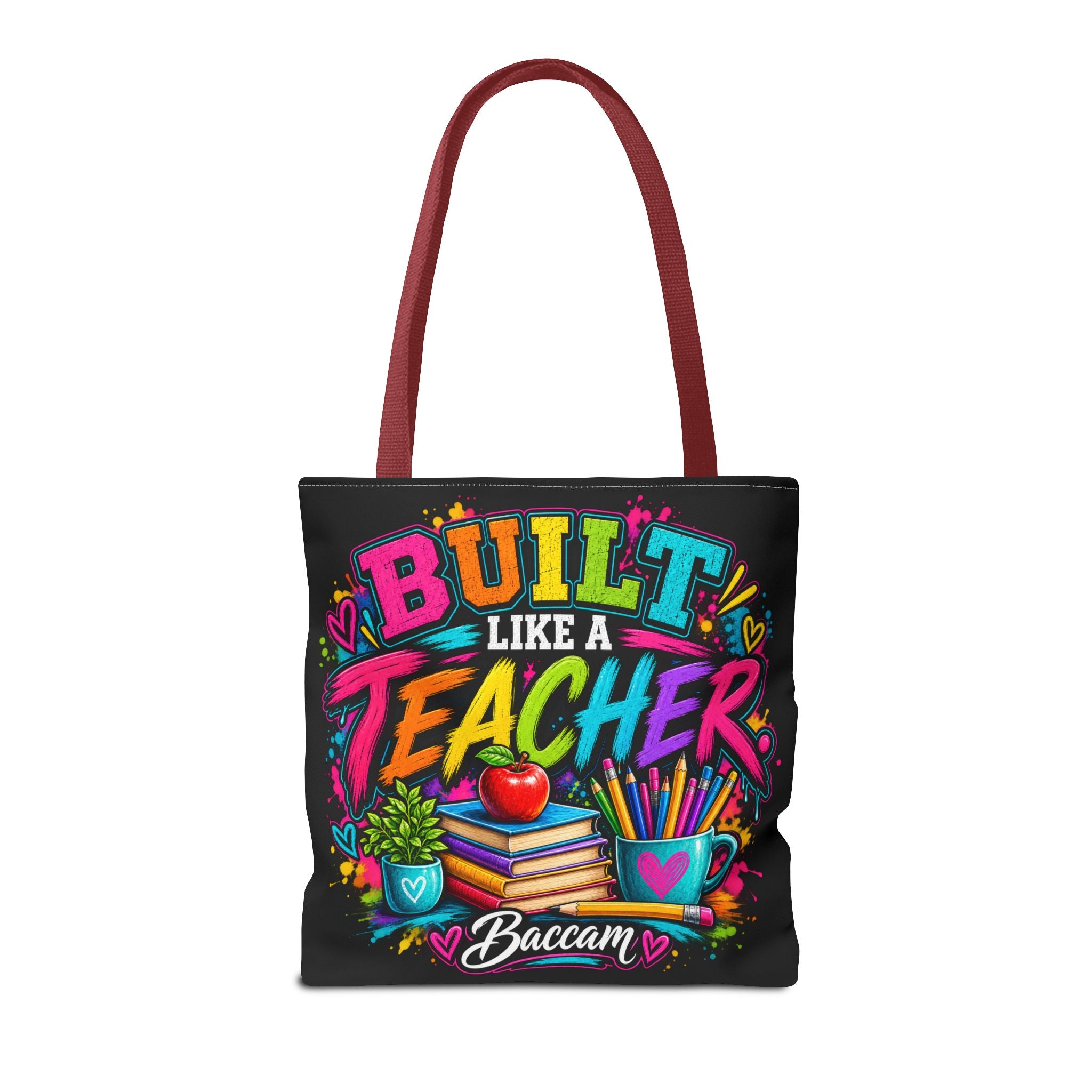Built like a teacher Tote Bag (AOP)
