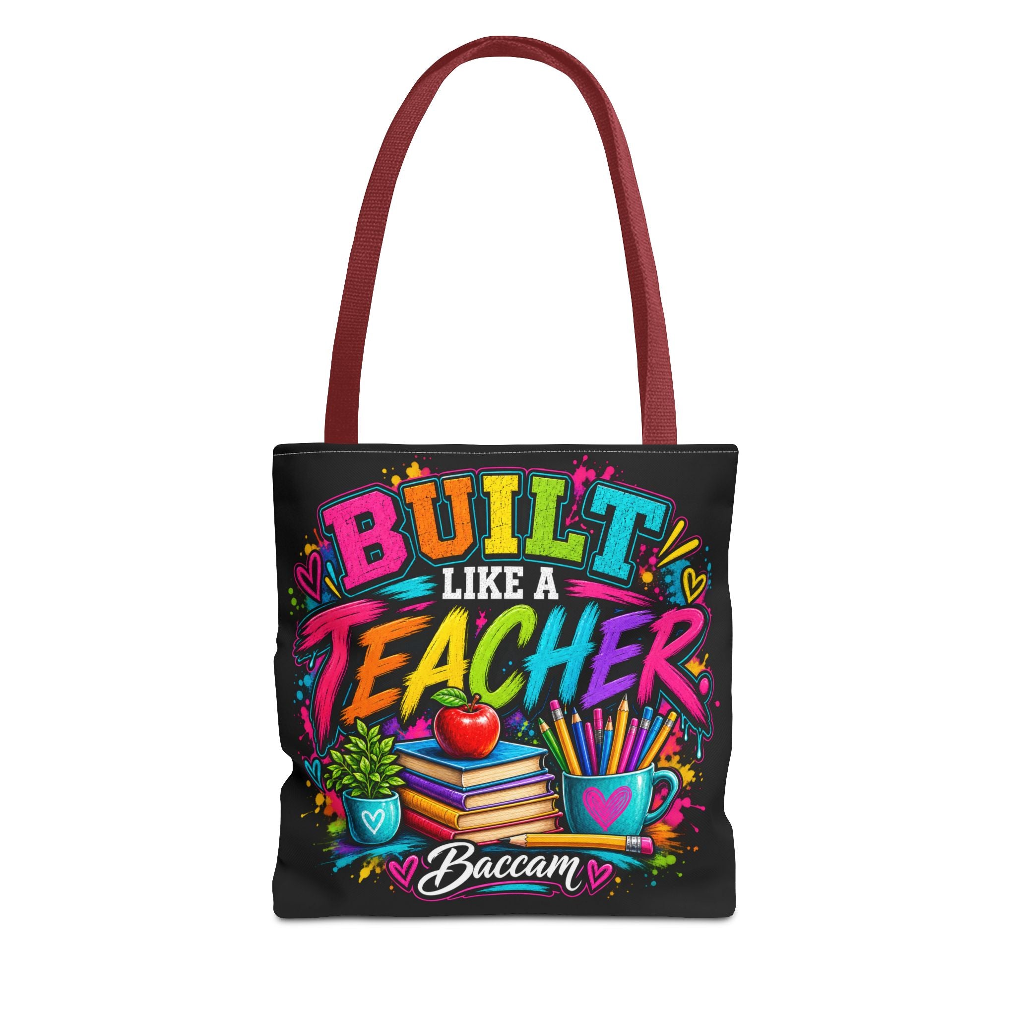 Built like a teacher Tote Bag (AOP)