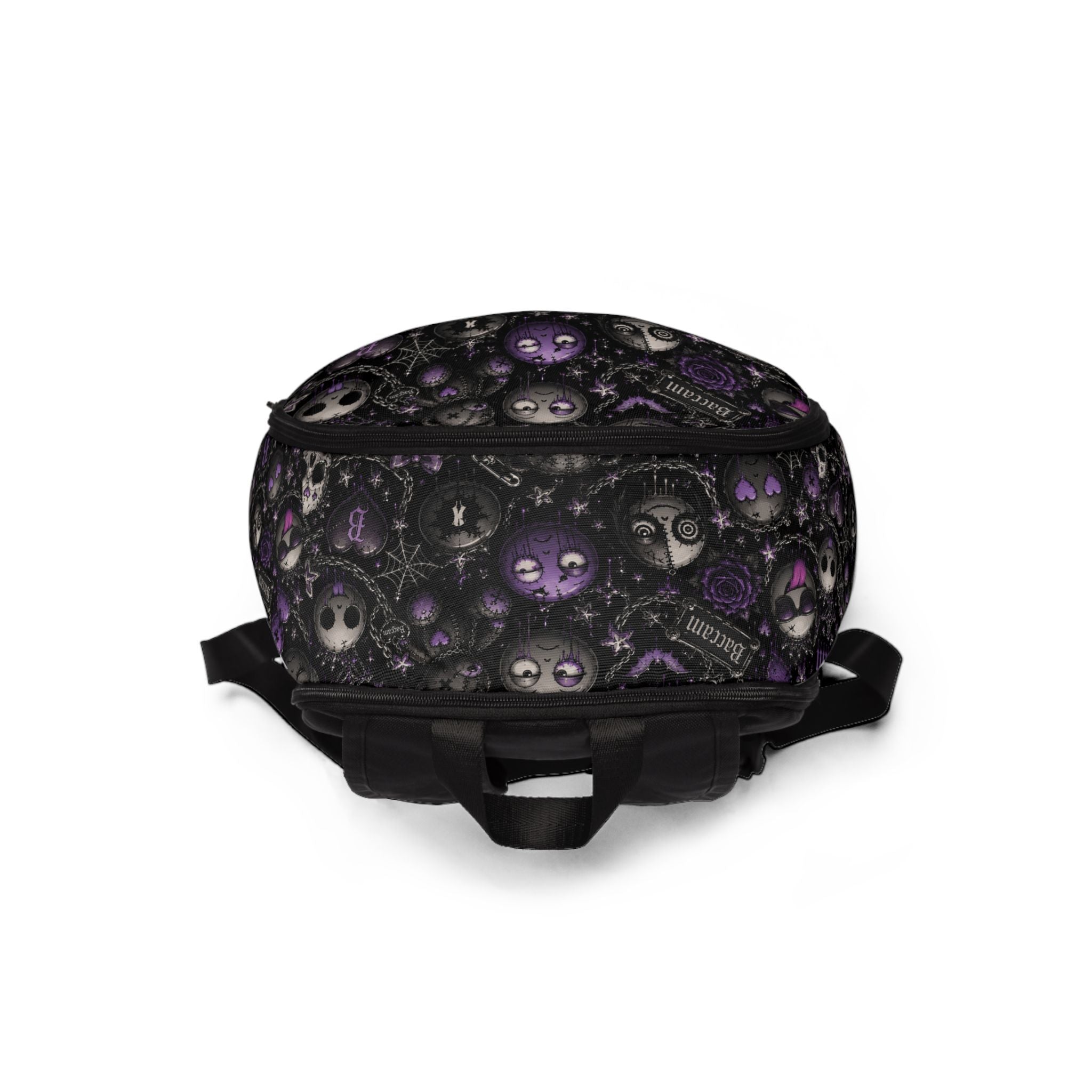 Gothic emoji Fabric Backpack