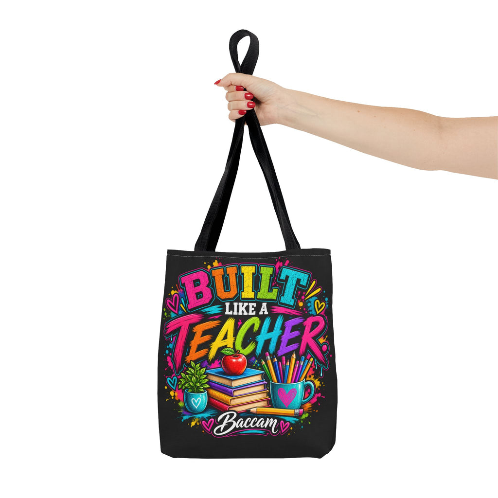 Built like a teacher Tote Bag (AOP)
