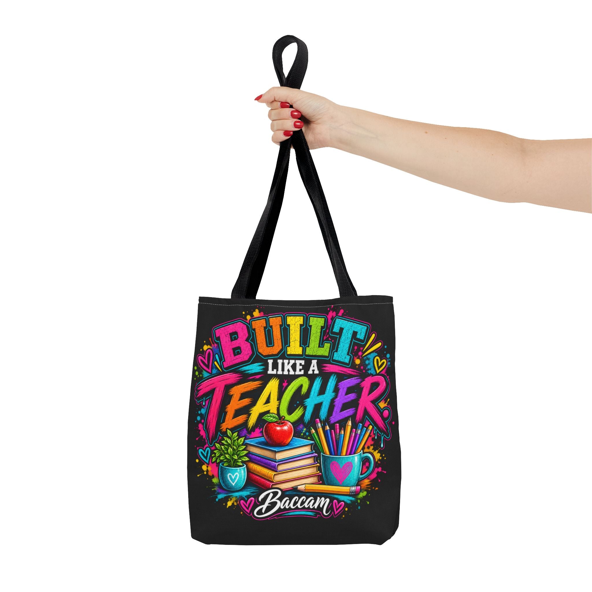 Built like a teacher Tote Bag (AOP)