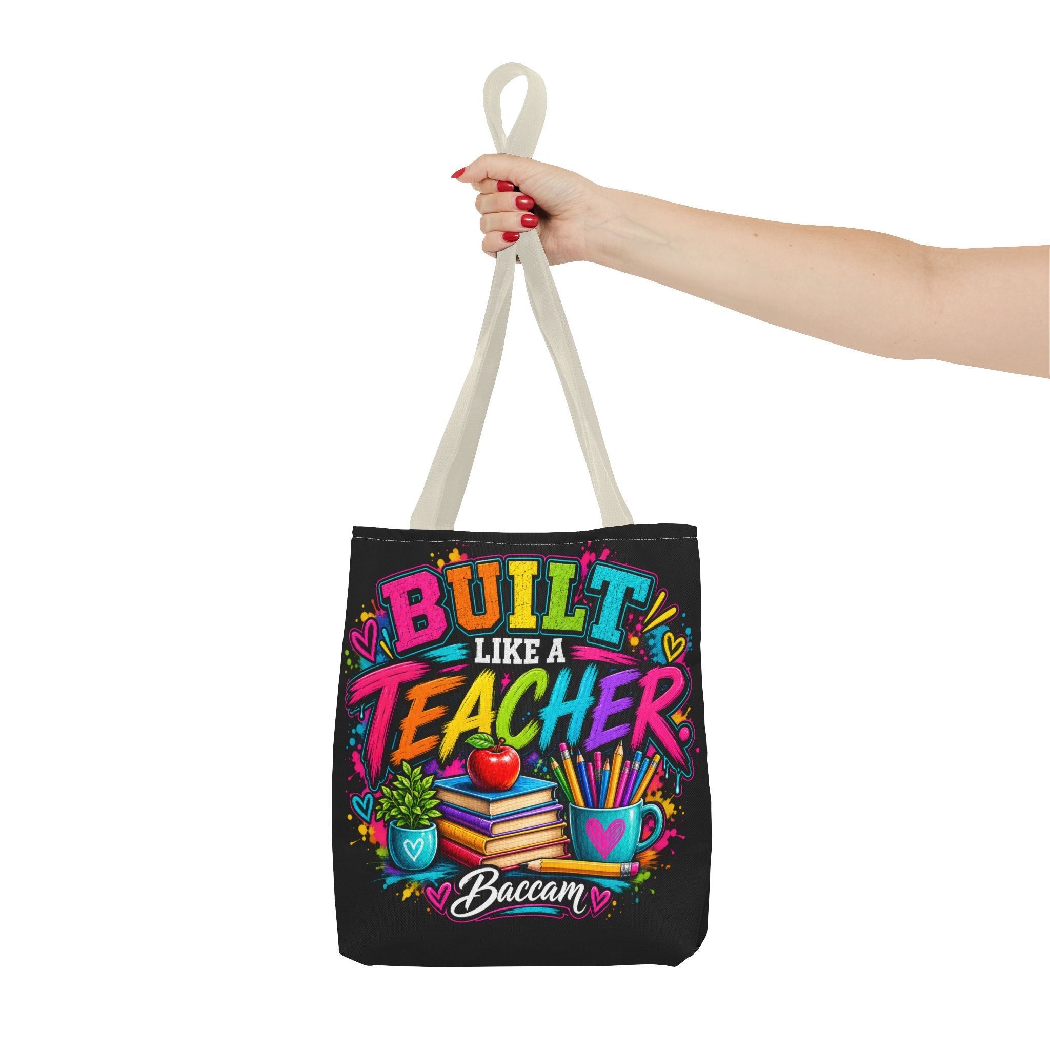 Built like a teacher Tote Bag (AOP)
