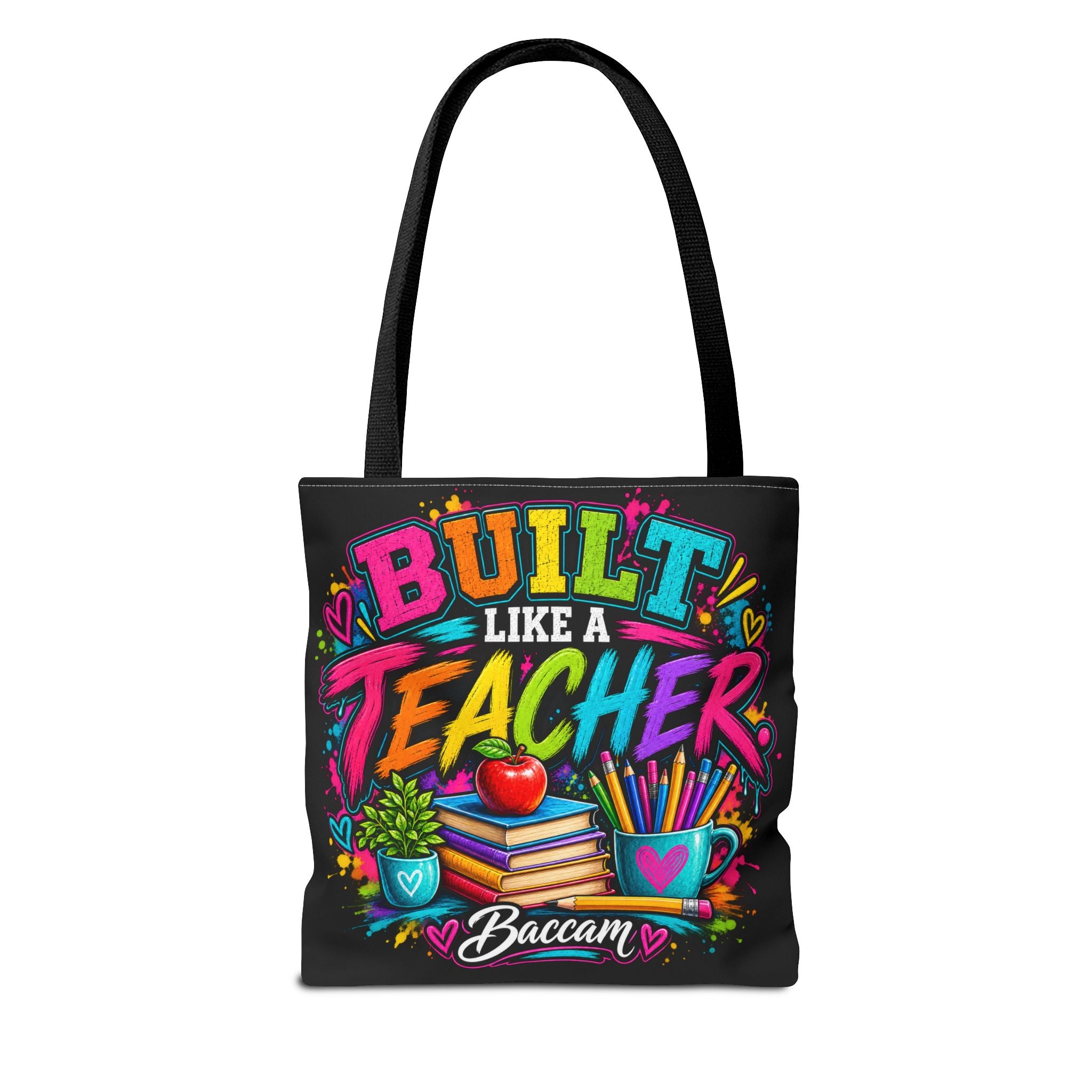 Built like a teacher Tote Bag (AOP)