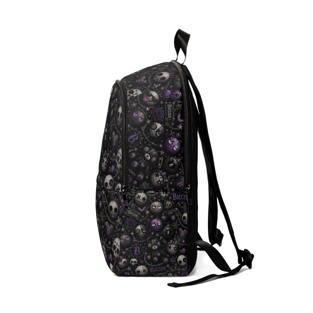 Gothic emoji Fabric Backpack