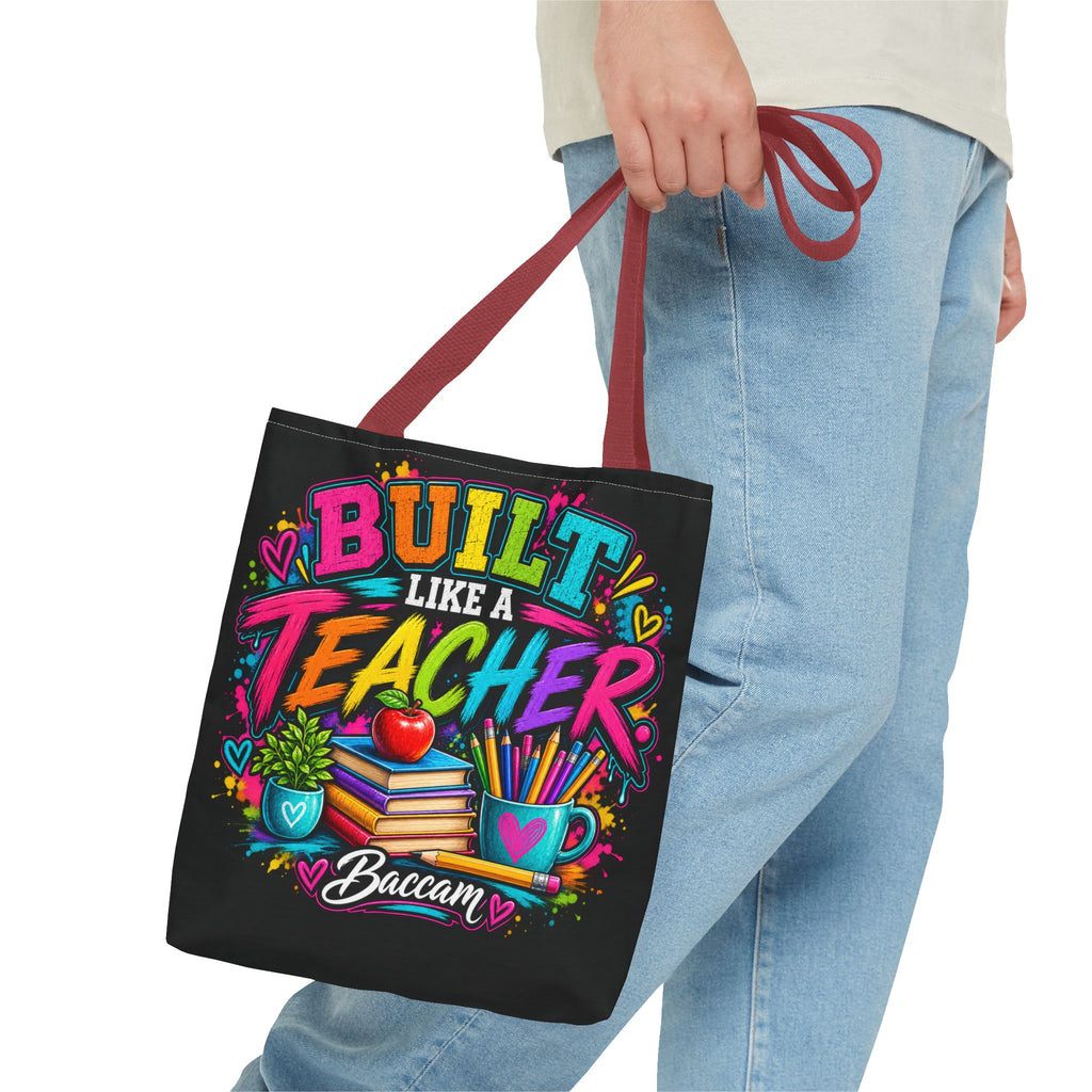 Built like a teacher Tote Bag (AOP)