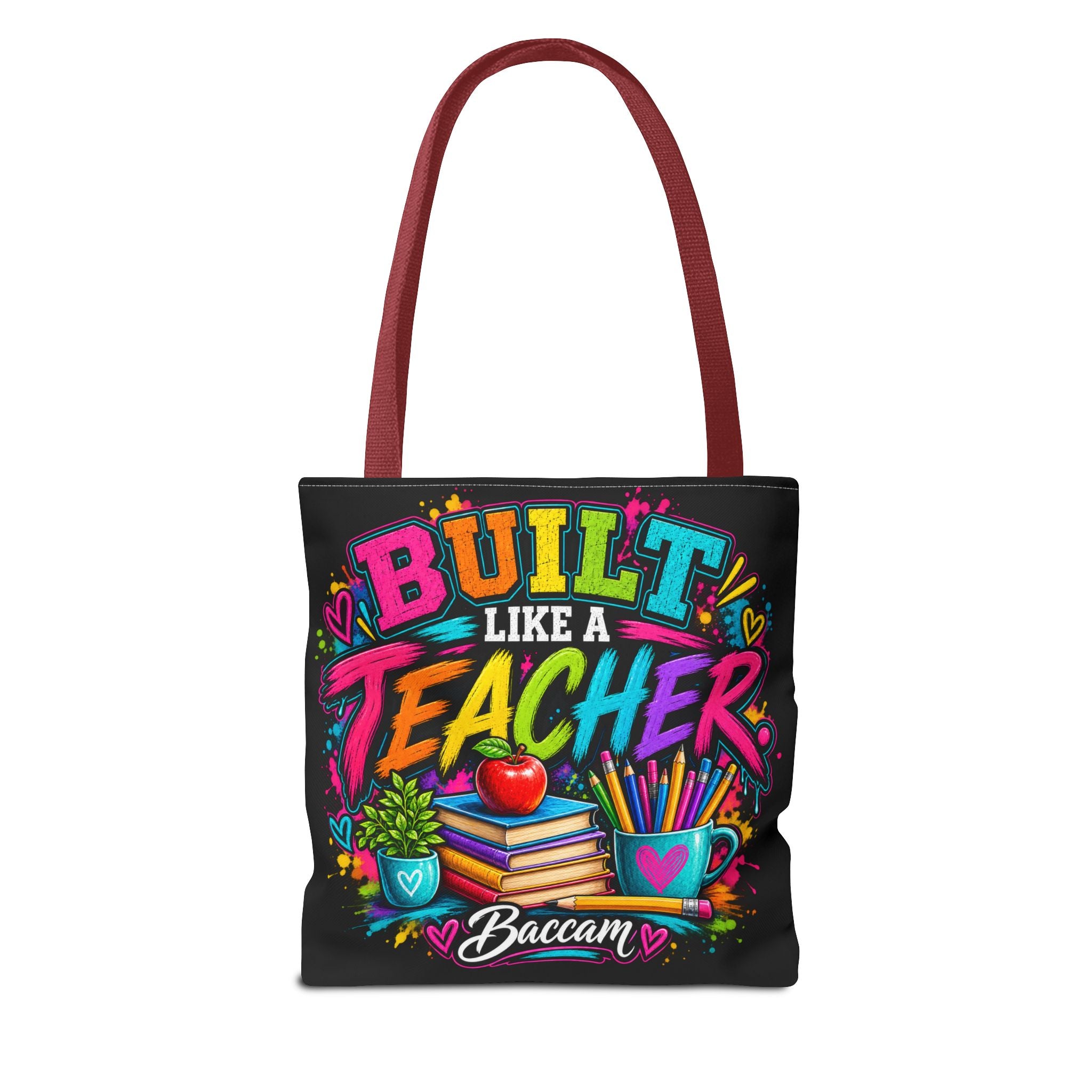 Built like a teacher Tote Bag (AOP)