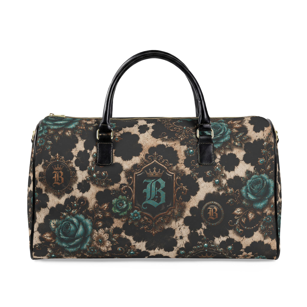 Baccam Cow Print Faux Leather Travel Bag