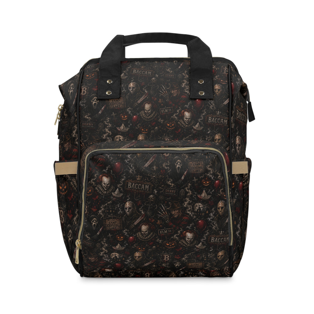 Baccam Horror Icons Diaper Backpack