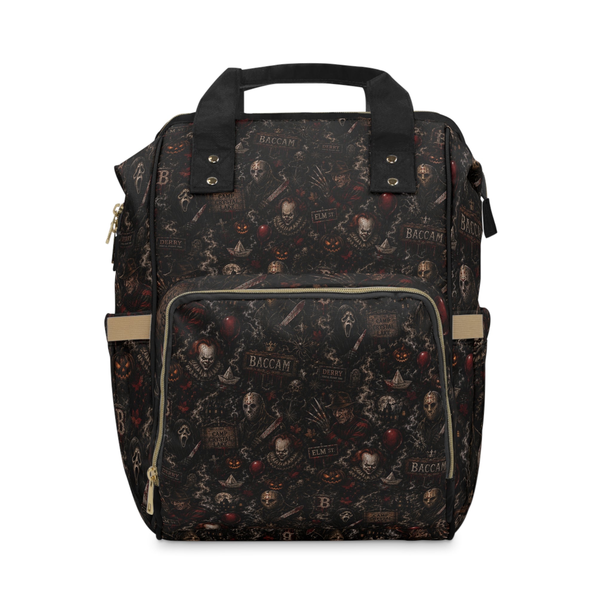 Baccam Horror Icons Diaper Backpack