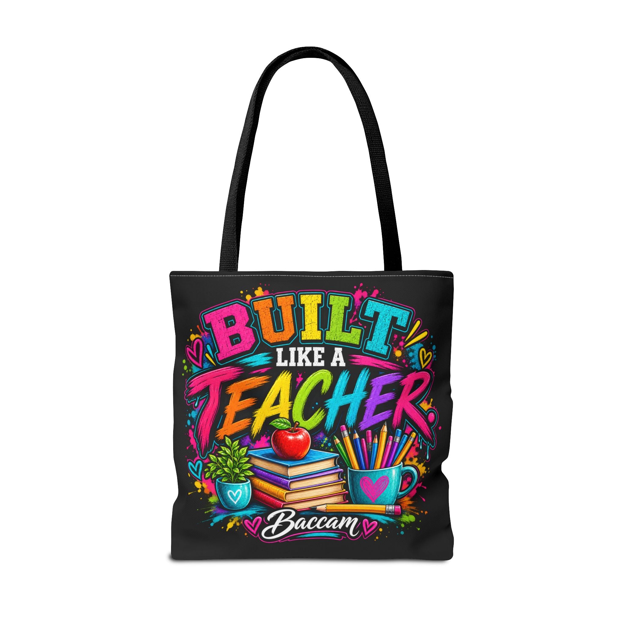 Built like a teacher Tote Bag (AOP)