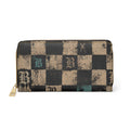 Baccam checkered Zipper Wallet
