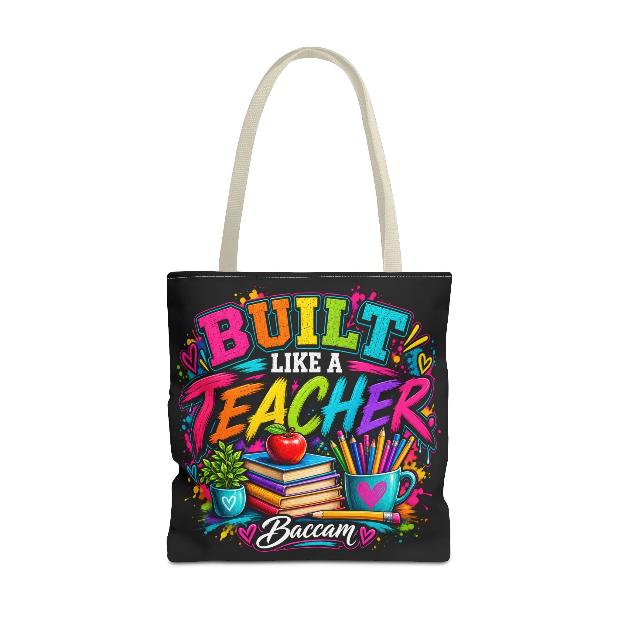 Built like a teacher Tote Bag (AOP)