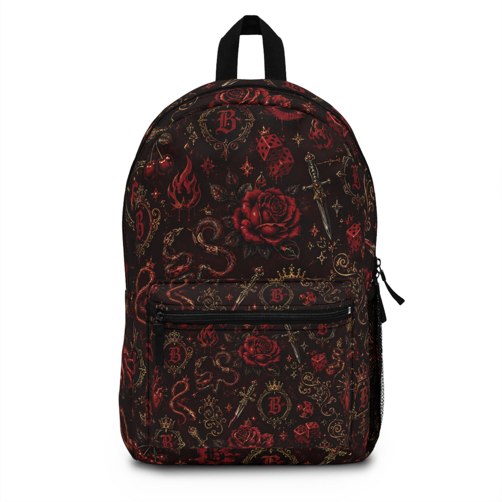 Baccam Red Tattoo Backpack
