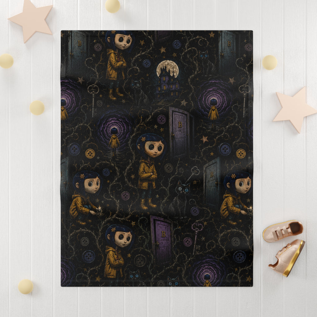 Coraline Soft Fleece Baby Blanket